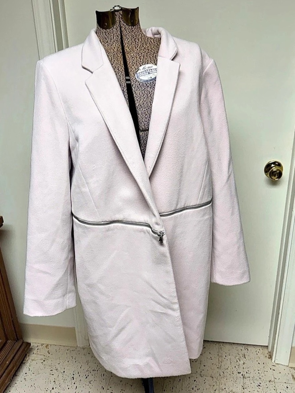 Chico's Pink Blazer Coat Size 3 Like New